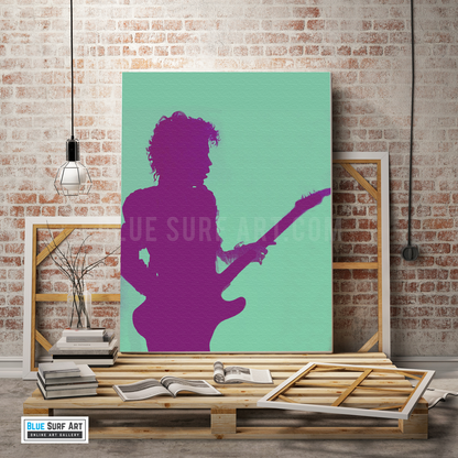 Prince Canvas, Prince on Stage Art Painting