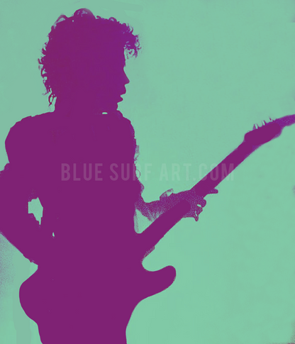 Prince Canvas, Prince on Stage Art Painting