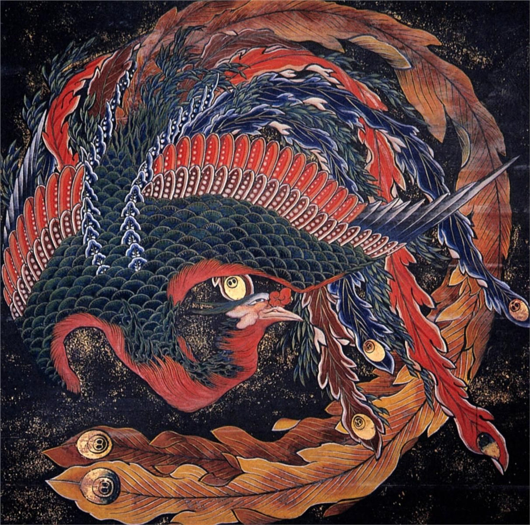 Phoenix by Katsushika Hokusai Reproduction Painting