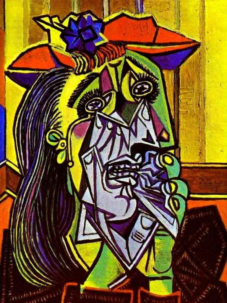 The Weeping Woman by Pablo Picasso Reproduction Painting