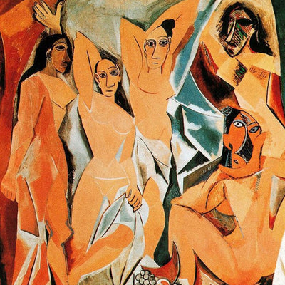 Les Demoiselles d'Avignon by Pablo Picasso Reproduction Painting