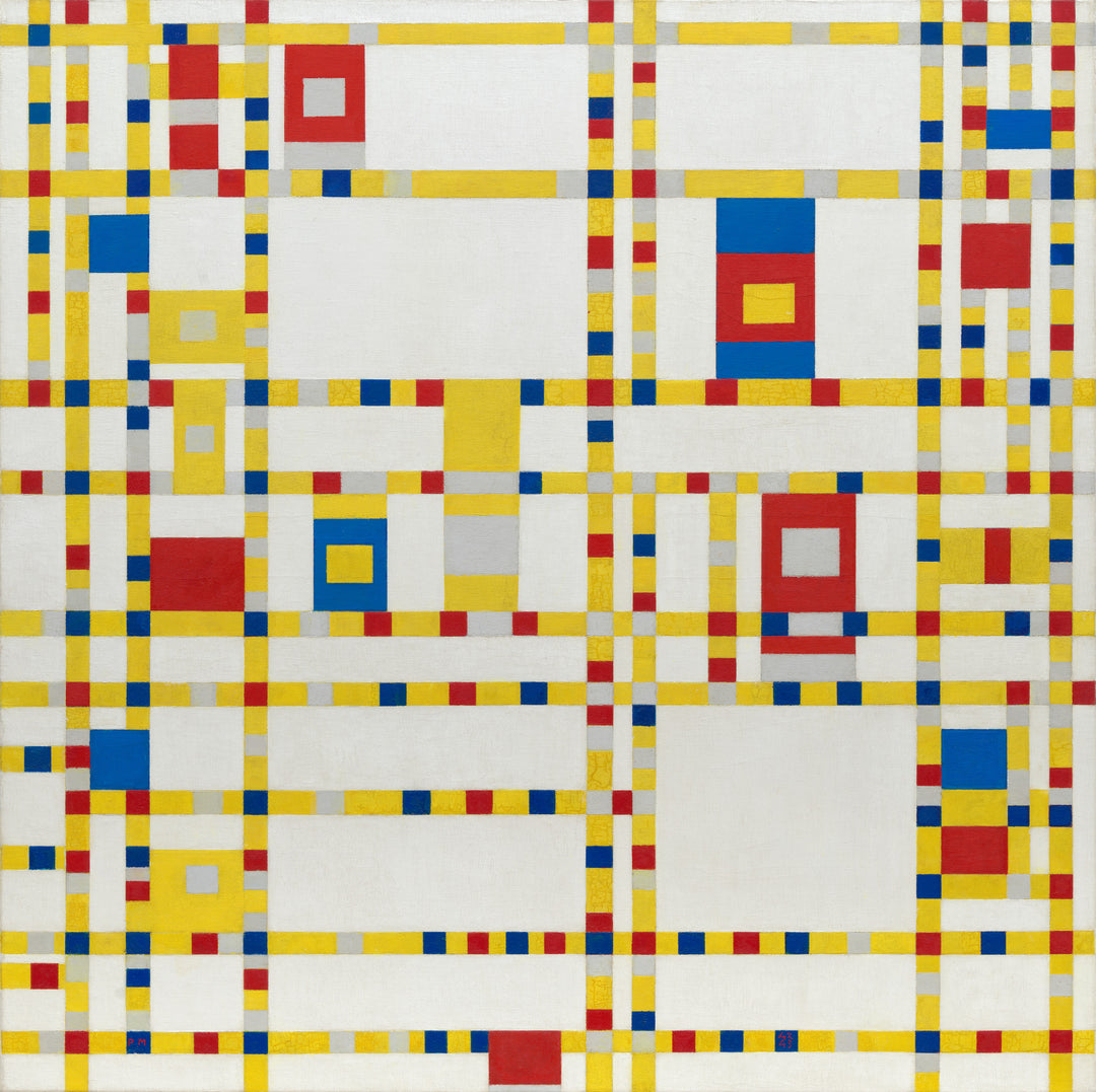 Broadway Boogie-Woogie by Piet Mondrian Reproduction Painting