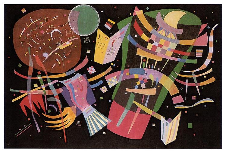 Composition X by Wassily Kandinsky Wall Art, Home Decor, Reproduction