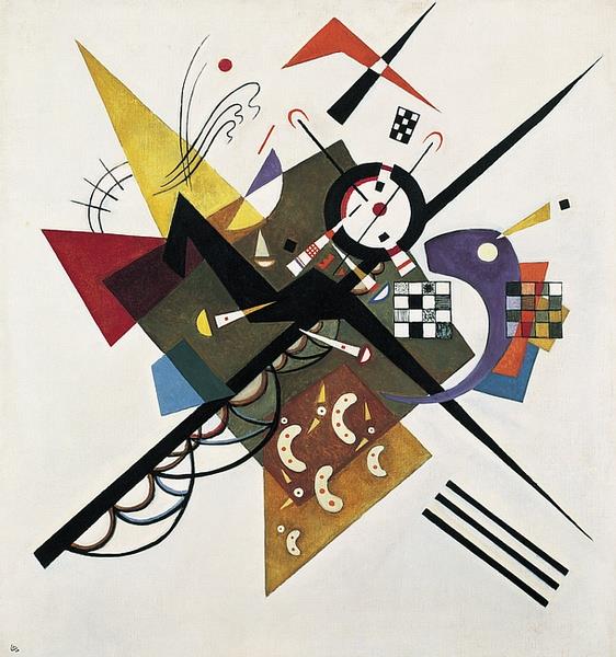 On White II by Wassily Kandinsky Wall Art, Home Decor, Reproduction