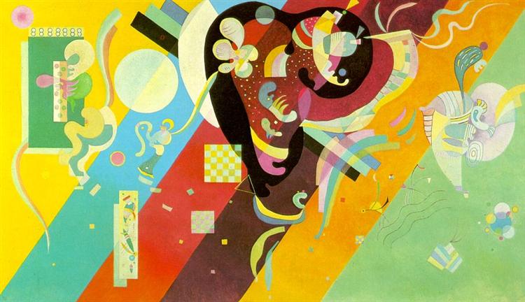 Composition IX by Wassily Kandinsky Wall Art, Home Decor, Reproduction