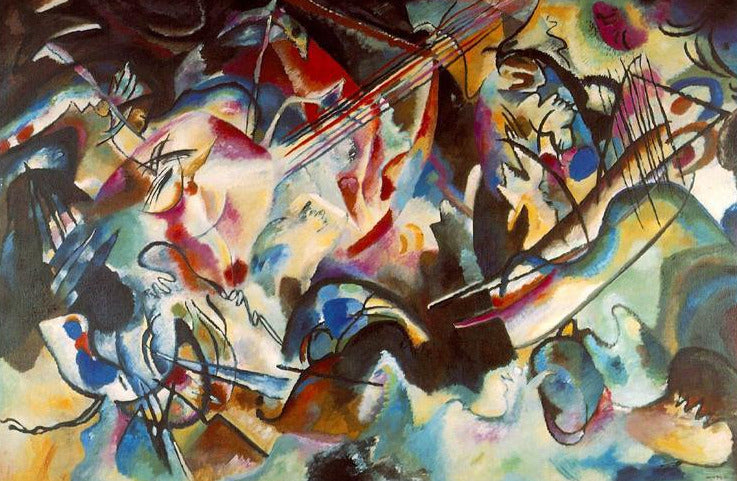 Composition VI by Wassily Kandinsky Wall Art, Home Decor, Reproduction