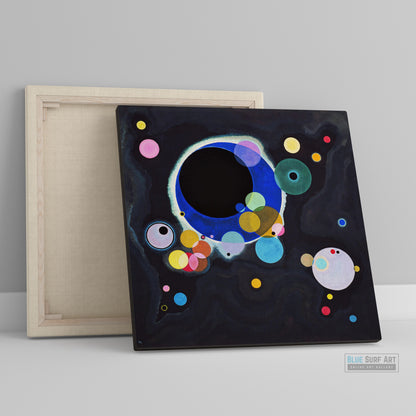 Several Circles, 1926 by Wassily Kandinsky Reproduction for Sale - Blue Surf Art