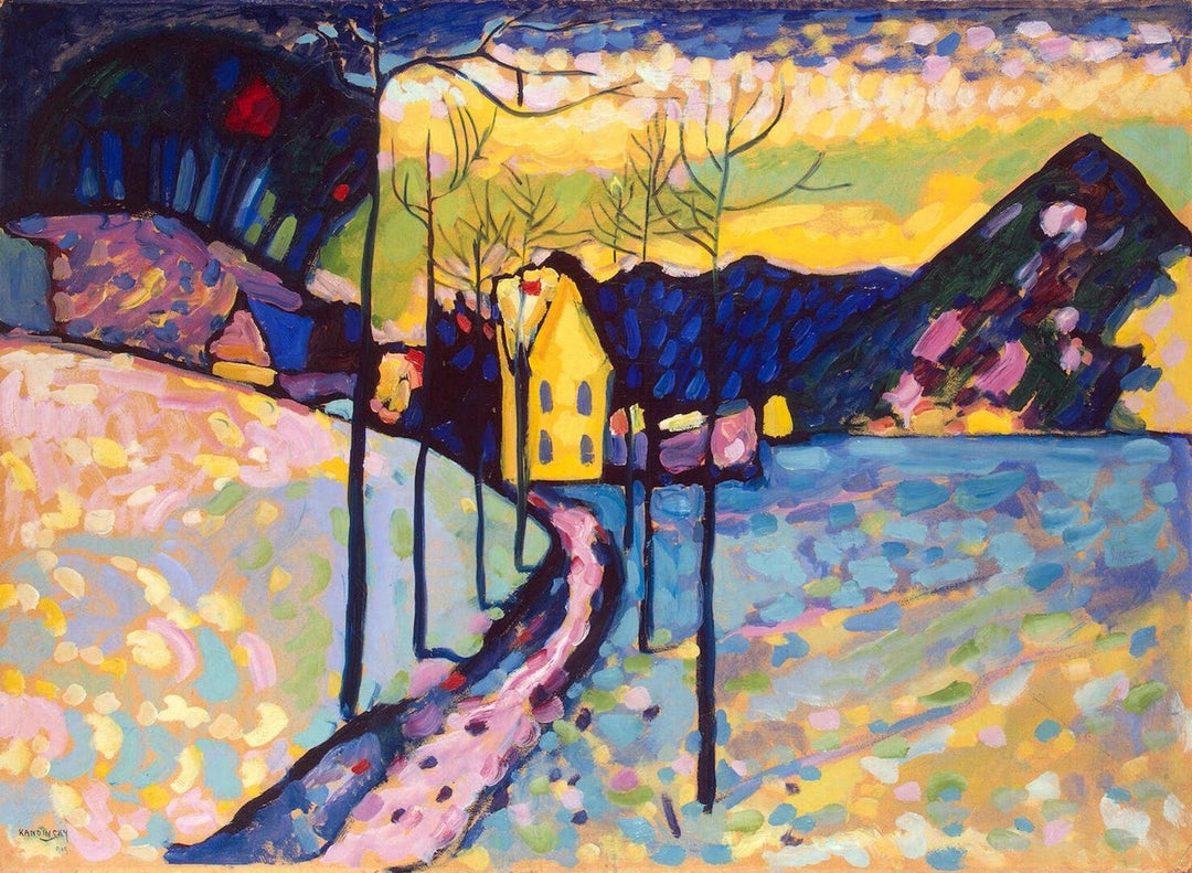 Winter Landscape, 1909 by Wassily Kandinsky Wall Art, Home Decor, Reproduction