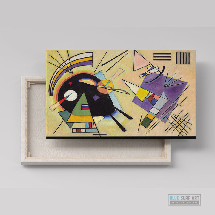 Black and Violet, 1923 by Wassily Kandinsky Wall Art, Home Decor, Reproduction