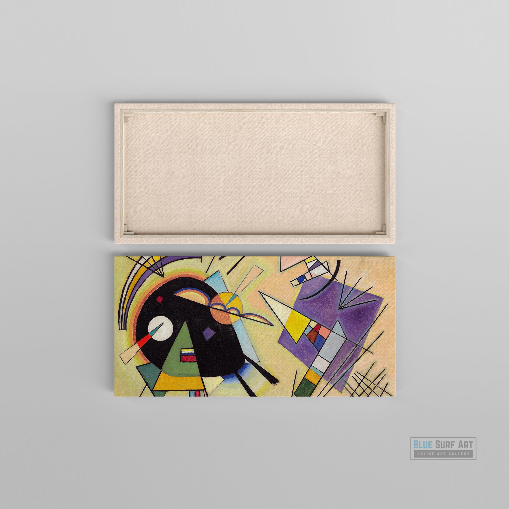 Black and Violet, 1923 by Wassily Kandinsky Wall Art, Home Decor, Reproduction