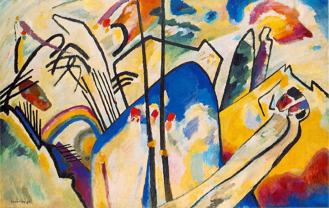 Composition IV, 1911 by Wassily Kandinsky Wall Art, Home Decor, Reproduction