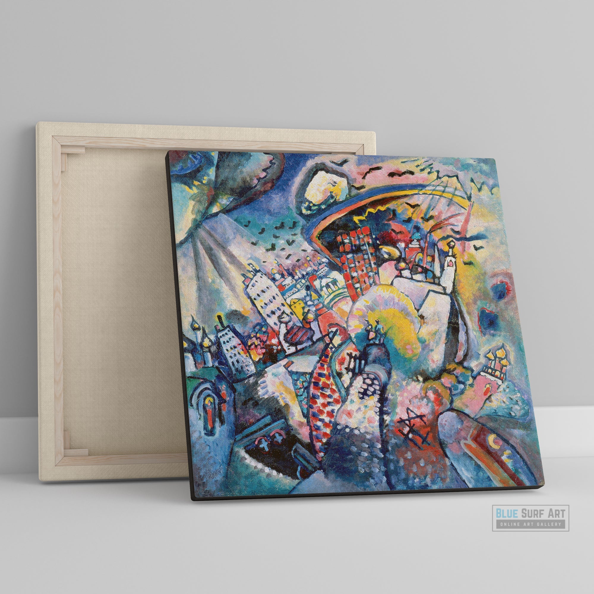 Moscow Red Square by Wassily Kandinsky Wall Art, Home Decor, Reproduction