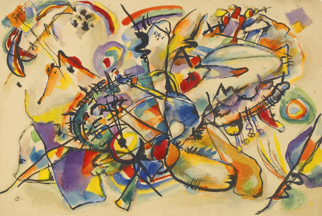 Untitled, 1916 by Wassily Kandinsky Wall Art, Home Decor, Reproduction