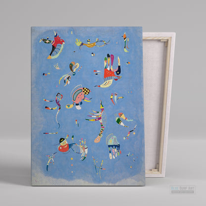 Sky Blue, 1940 by Wassily Kandinsky Wall Art, Home Decor, Reproduction for sale by Blue surf Art