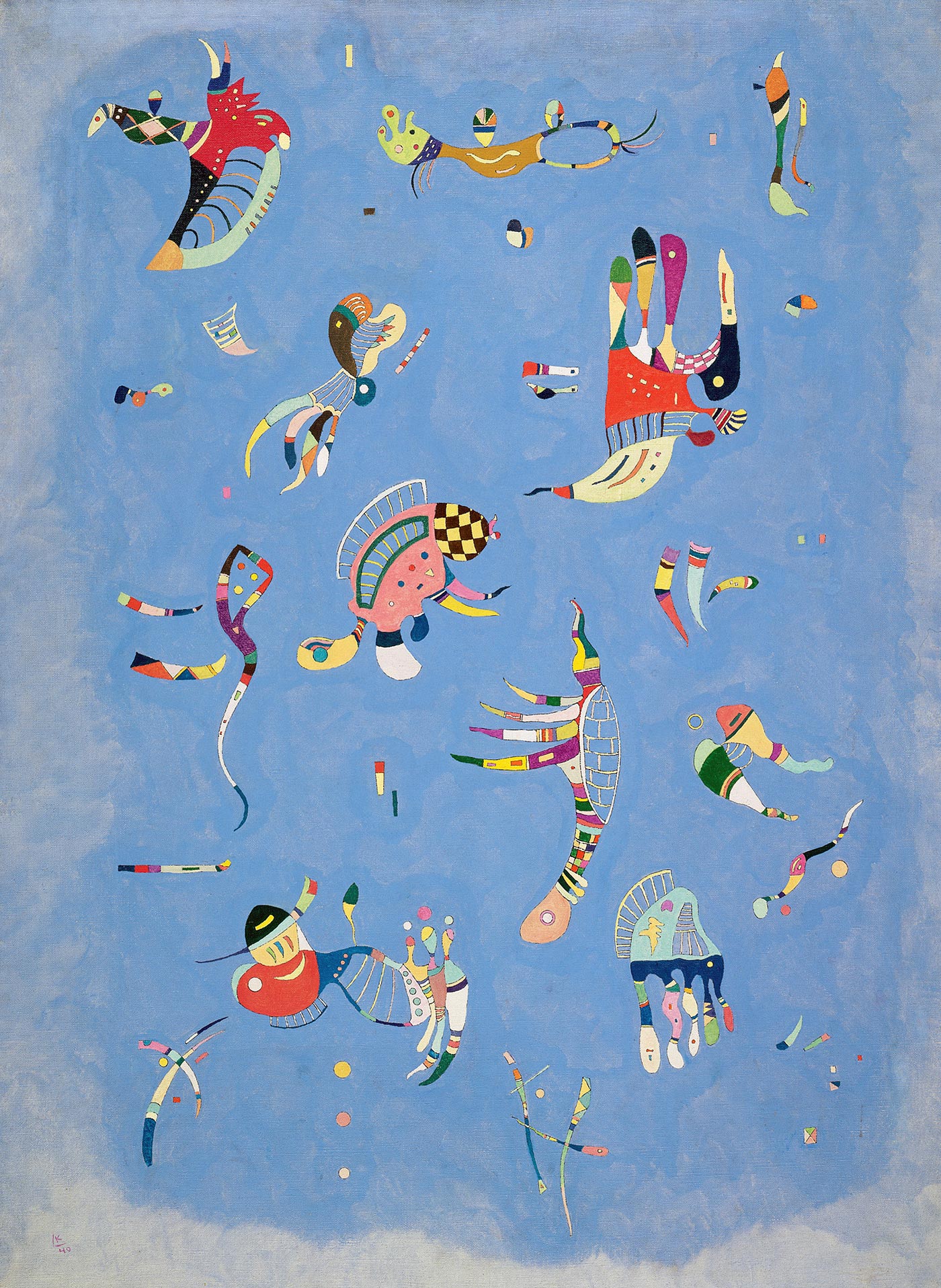 Sky Blue, 1940 by Wassily Kandinsky Wall Art, Home Decor