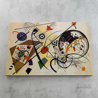 Transverse Line, 1923 by Wassily Kandinsky Wall Art, Home Decor, Reproduction for sale by Blue Surf Art