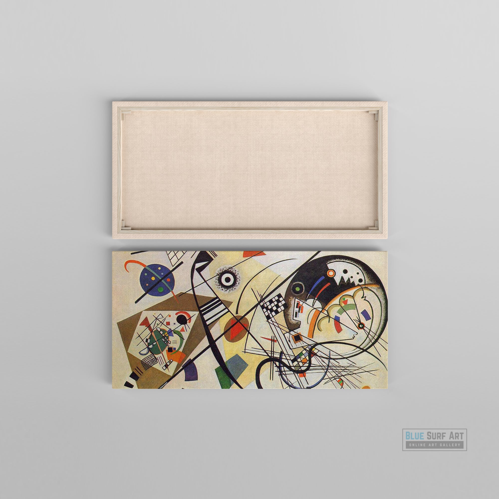 Transverse Line, 1923 by Wassily Kandinsky Wall Art, Home Decor, Reproduction for sale by Blue Surf Art