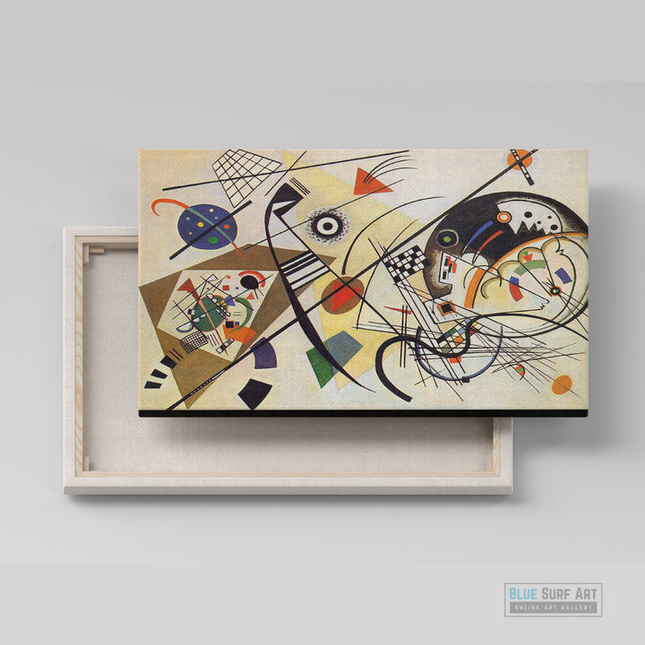 Transverse Line, 1923 by Wassily Kandinsky Wall Art, Home Decor, Reproduction for sale by Blue Surf Art