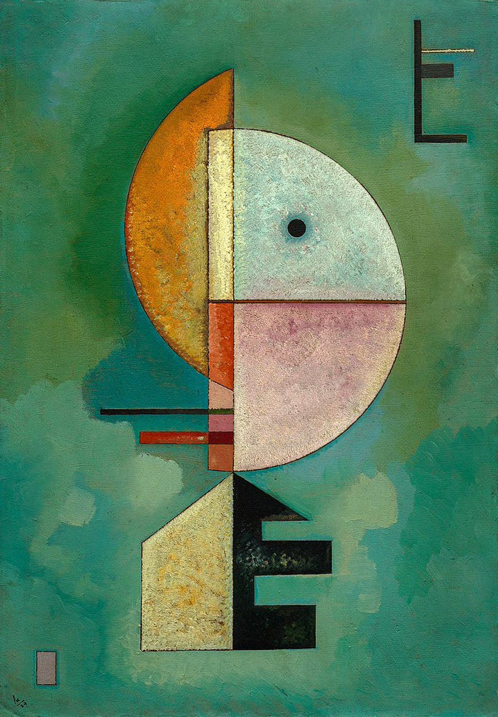 Upward, 192 by Wassily Kandinsky Reproduction for Sale - Blue Surf Art