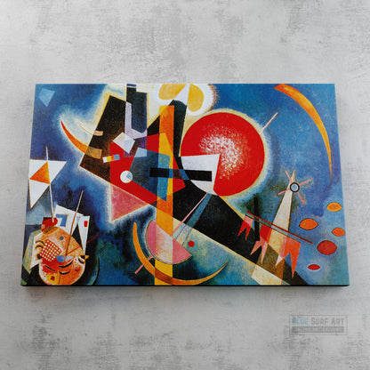 In Blue 1925 by Wassily Kandinsky Reproduction for Sale - Blue Surf Art