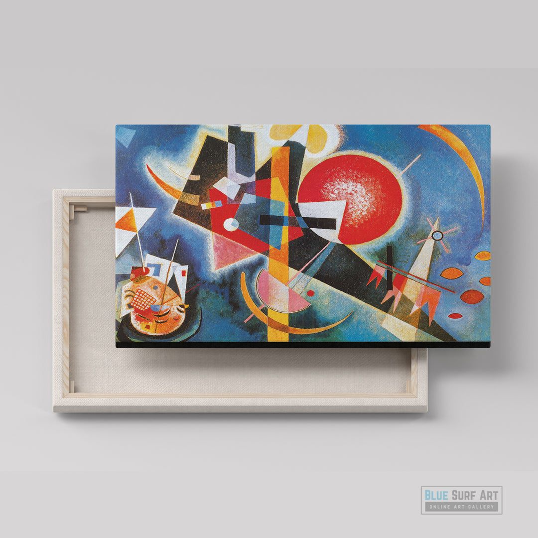 In Blue 1925 by Wassily Kandinsky Reproduction for Sale - Blue Surf Art