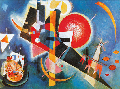 In Blue 1925 by Wassily Kandinsky Reproduction for Sale - Blue Surf Art