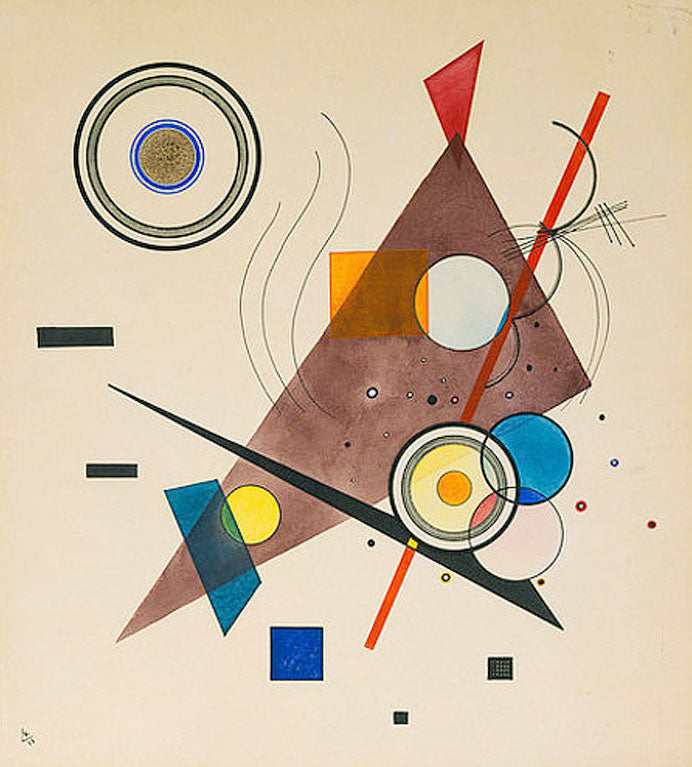 Composition II 1923 by Wassily Kandinsky Reproduction for Sale - Blue Surf Art
