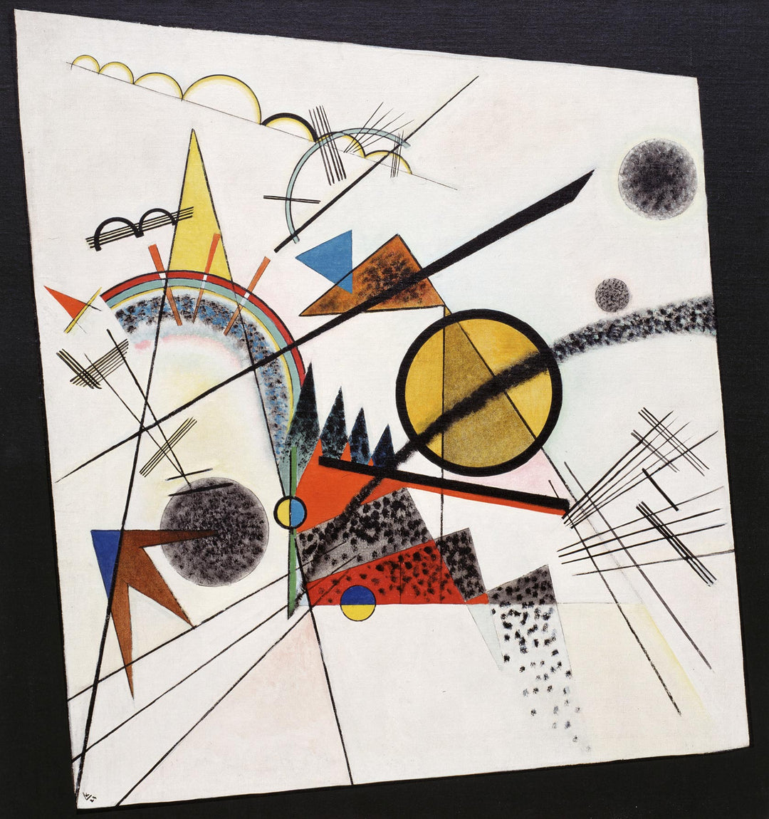 In the Black Square 1923 by Wassily Kandinsky Reproduction for Sale - Blue Surf Art