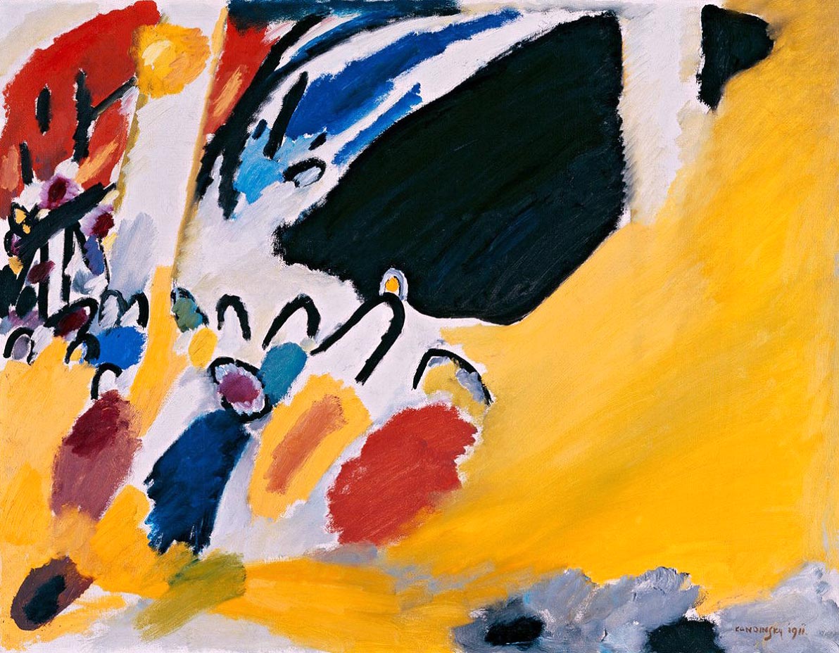 Impression III (Concert) 1911 by Wassily Kandinsky Reproduction for Sale - Blue Surf Art