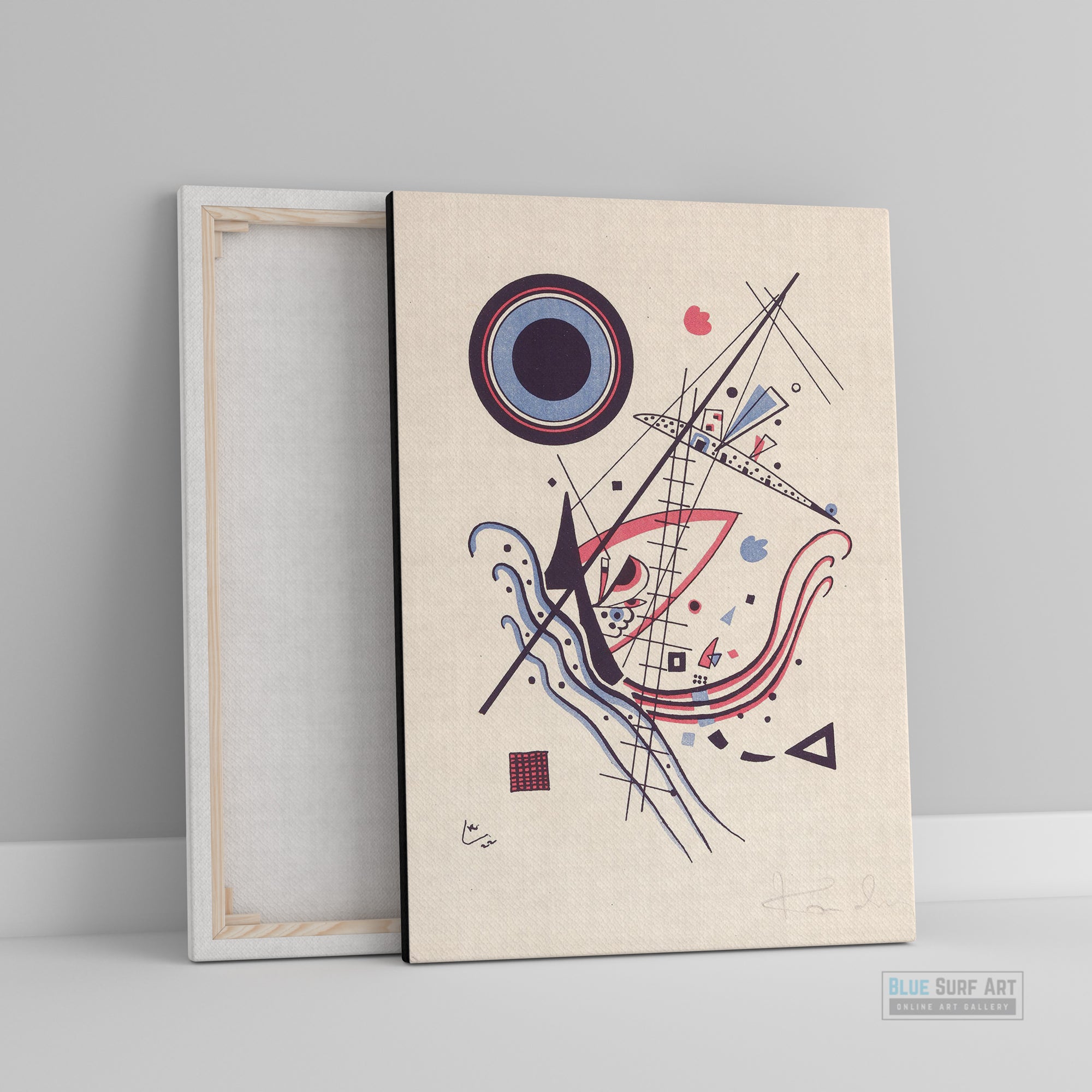 Blue 1922 by Wassily Kandinsky Reproduction for Sale - Blue Surf Art 1