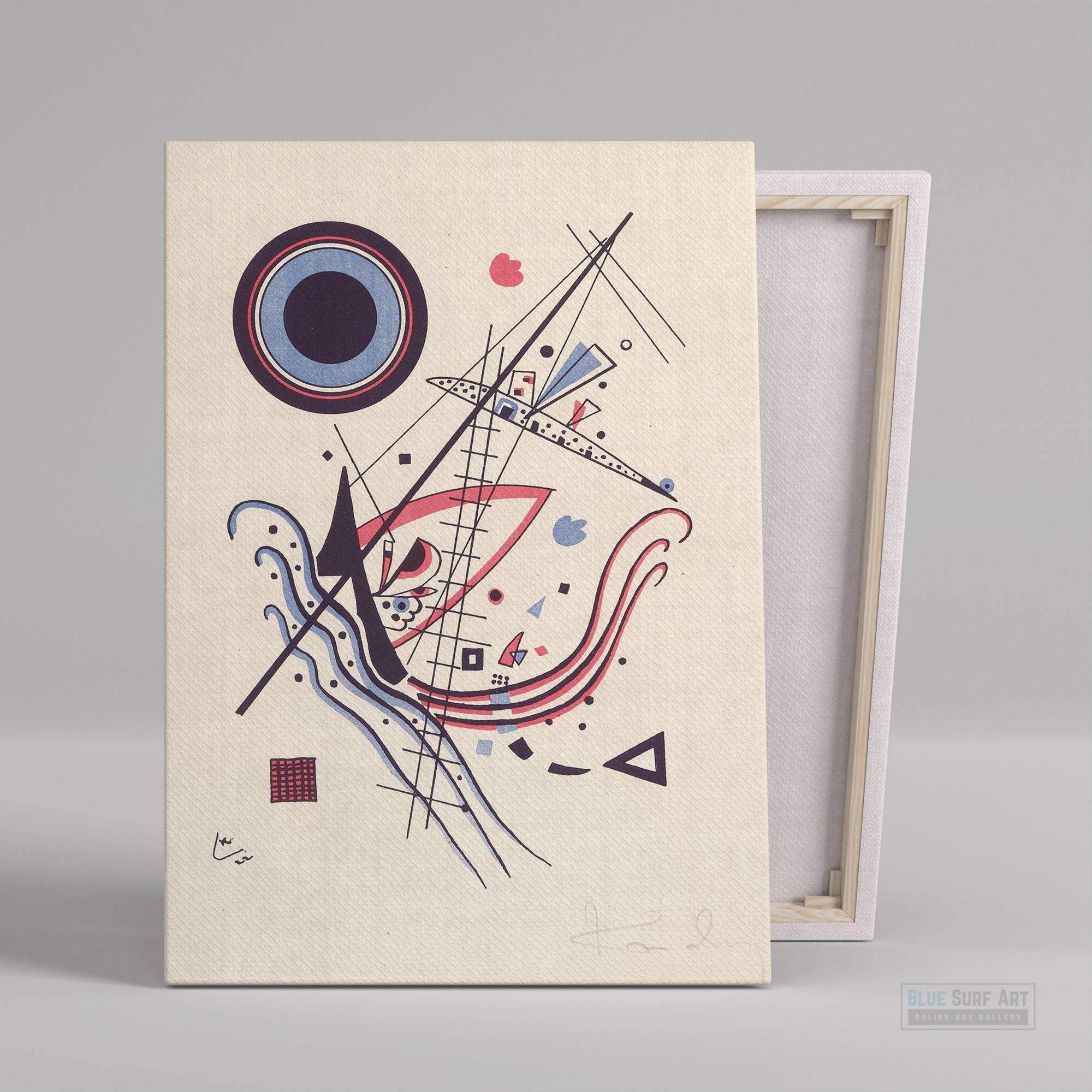 Blue 1922 by Wassily Kandinsky Reproduction for Sale - Blue Surf Art 2