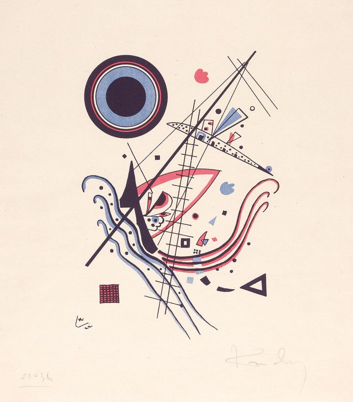 Blue 1922 by Wassily Kandinsky Reproduction for Sale - Blue Surf Art