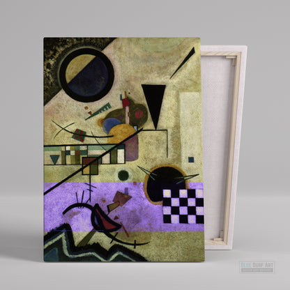 Contrasting Sounds 1924 by Wassily Kandinsky Reproduction for Sale - Blue Surf Art-2
