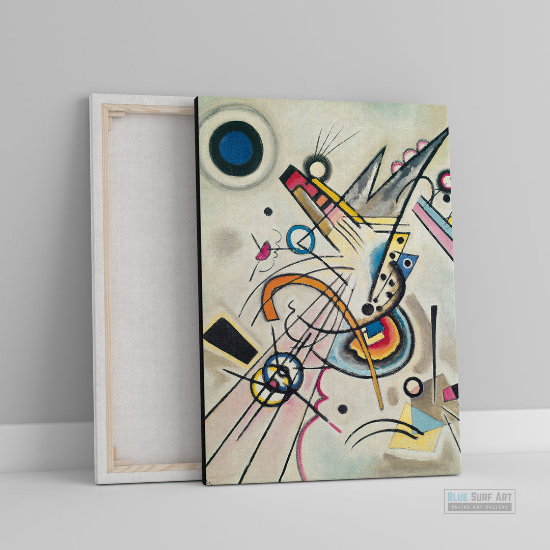 Diagonal 1923 by Wassily Kandinsky Reproduction for Sale - Blue Surf Art - 1