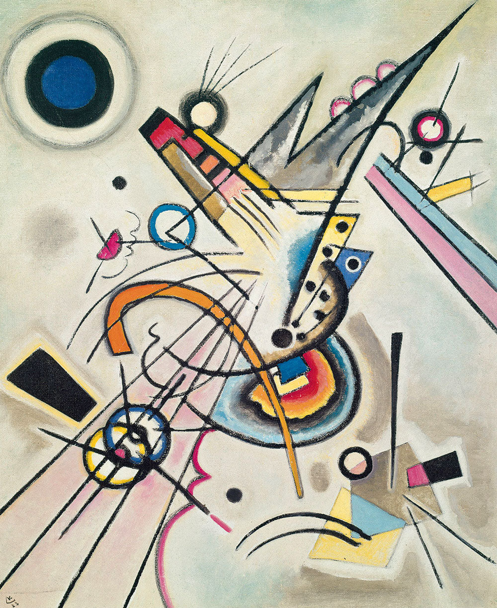 Diagonal 1923 by Wassily Kandinsky Reproduction for Sale - Blue Surf Art