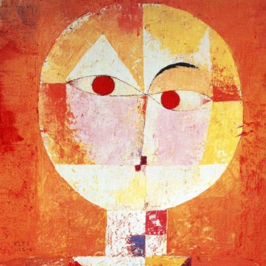 Senecio by Paul Klee - Reproduction Painting by Blue Surf Art