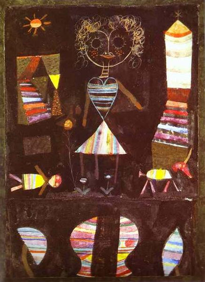 Puppet theater by Paul Klee 