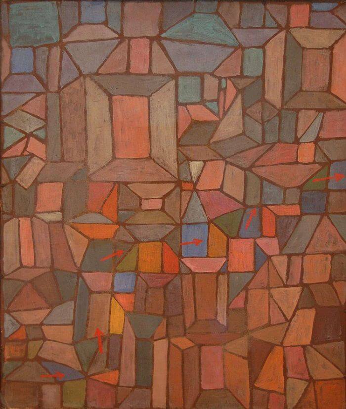 The Way to the Citadel, 1937 by Paul Klee. Paul Klee Artworks, Paul Klee oil painting, Paul Klee masterpiece, Paul Klee reproduction, Paul Klee wall art, abstract wall art decor