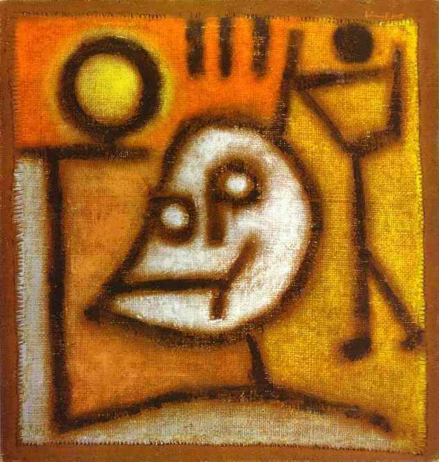 Death and Fire, 1940. Paul Klee Artworks, Paul Klee oil painting, Paul Klee masterpiece, Paul Klee reproduction, Paul Klee wall art, abstract wall art decor