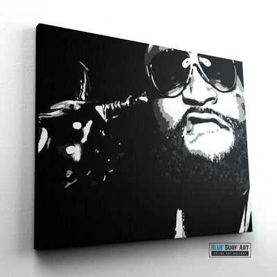 Rick Ross Rapper Original oil painting on canvas by Blue Surf Art  3
