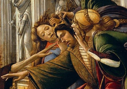 Calumny of Apelles (Botticelli) by Sandro Botticelli I Blue Surf Art