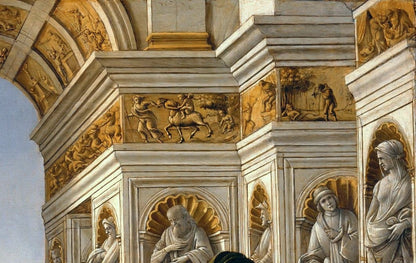 Calumny of Apelles (Botticelli) by Sandro Botticelli I Blue Surf Art
