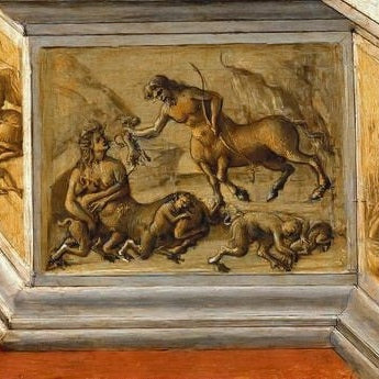 Calumny of Apelles (Botticelli) by Sandro Botticelli I Blue Surf Art