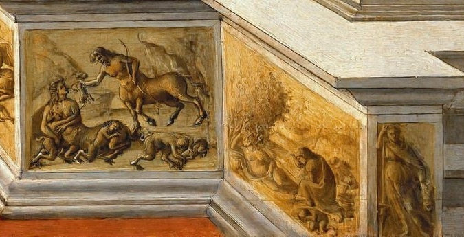 Calumny of Apelles (Botticelli) by Sandro Botticelli I Blue Surf Art