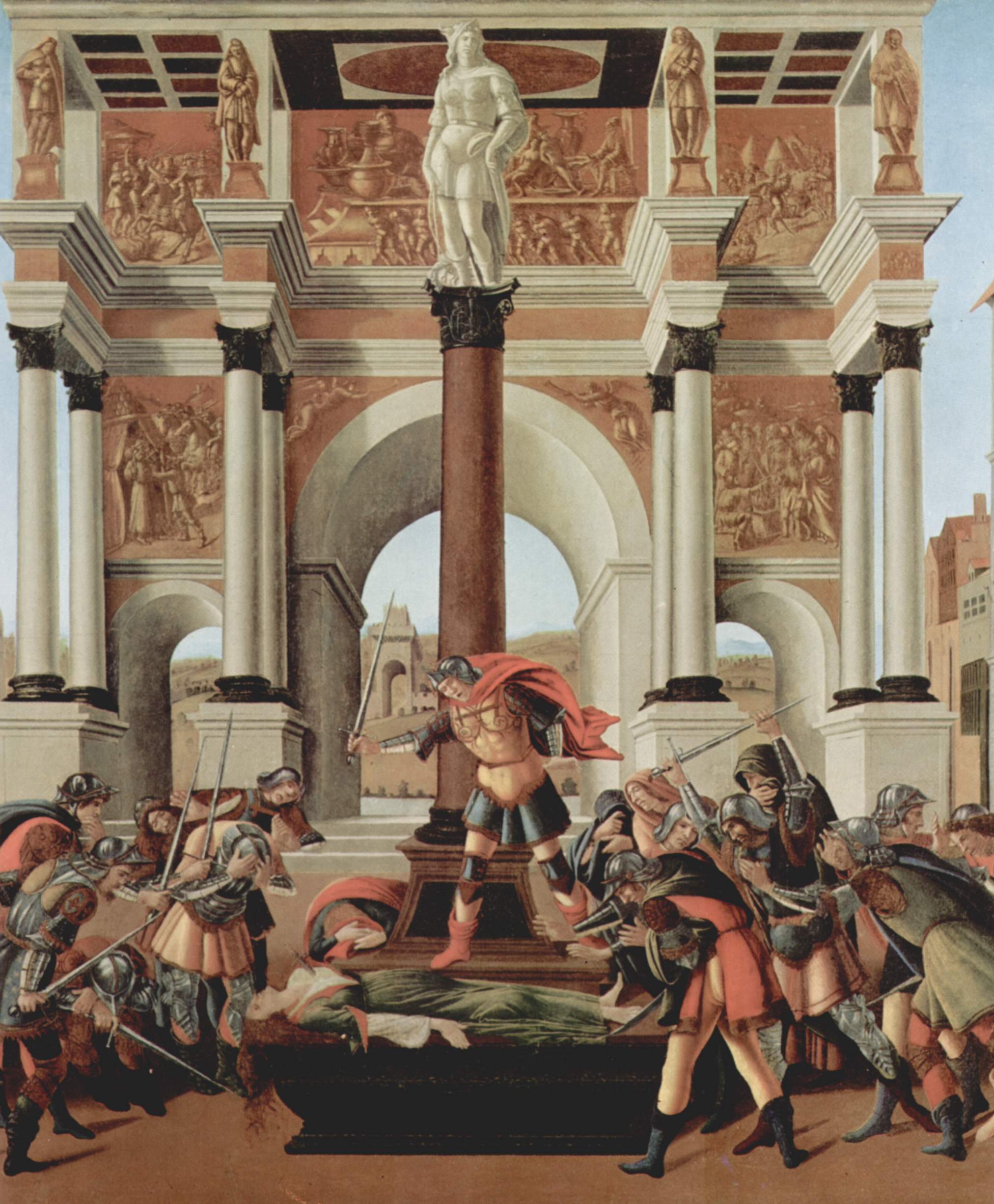 The Story of Lucretia (Botticelli) by Sandro Botticelli I Blue Surf Art