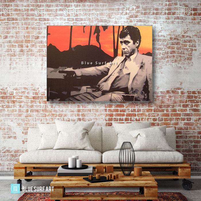 Scarface Sunset - living room