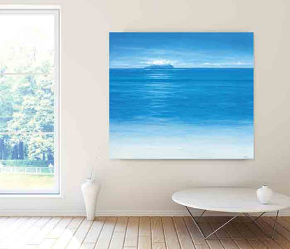 Silhouette From Beau Vallon by Derek Hare - Living area