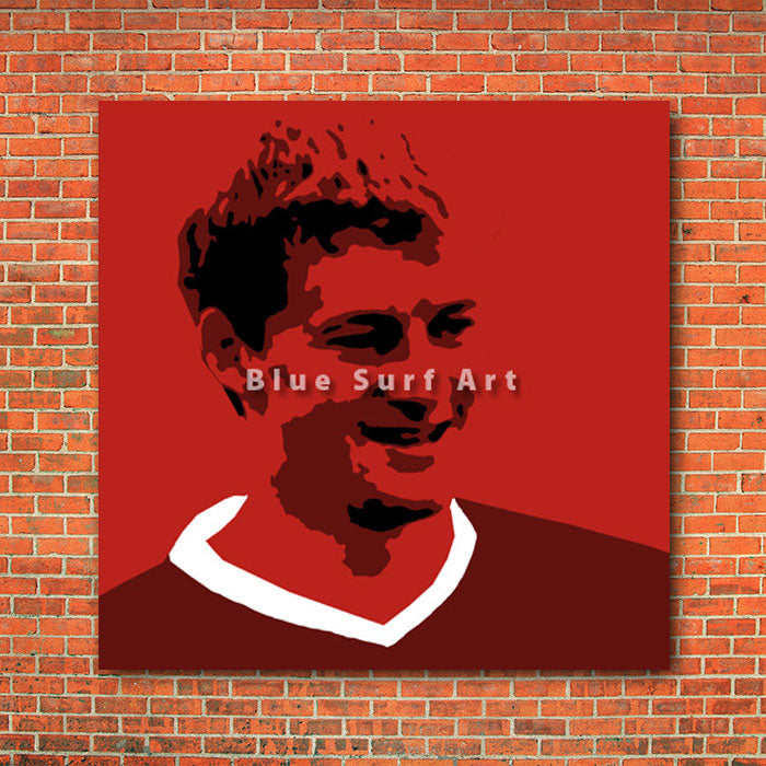 Solskjaer - red bricks wall