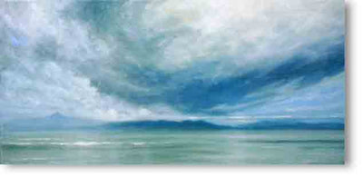 Storm Over Jura Painting by Derek Hare