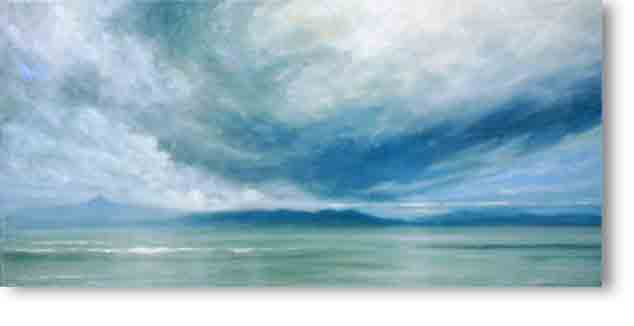 Storm Over Jura Painting by Derek Hare